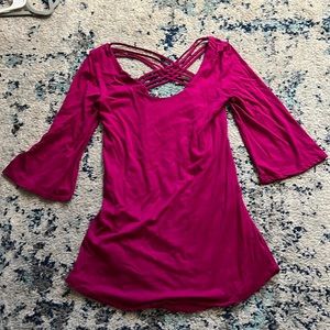 bobi 3/4 Sleeve Casual Dress